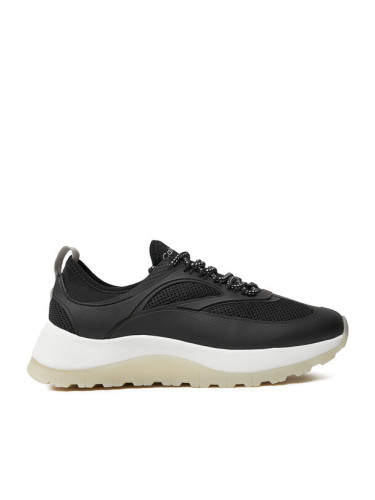 Calvin Klein Сникърси Runner Lace Up Pearl Mix M HW0HW02079 Черен