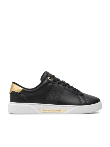 Tommy Hilfiger Сникърси Chic Panel Court Sneaker FW0FW07998 Черен