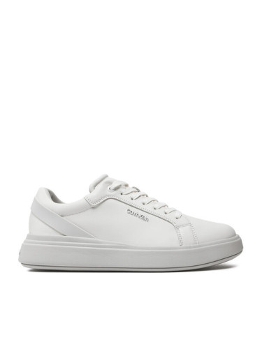 Calvin Klein Сникърси Low Top Lace Up W/ Stripe HM0HM01494 Бял