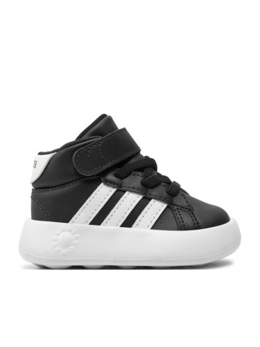 adidas Сникърси Grand Court Mid I IE3867 Черен