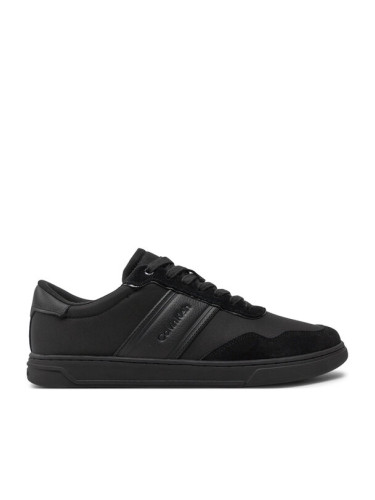 Calvin Klein Сникърси Low Top Lace Up Mix HM0HM01548 Черен