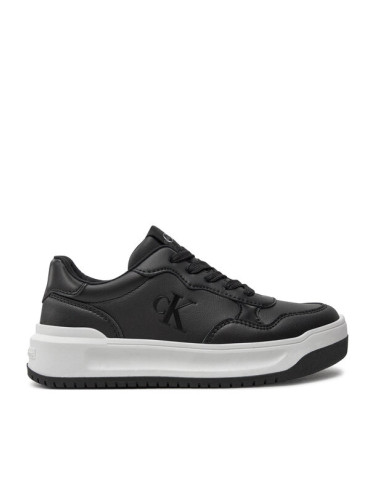 Calvin Klein Jeans Сникърси Low Cut Lace-Up Sneaker V3A9-80980-1355 M Черен