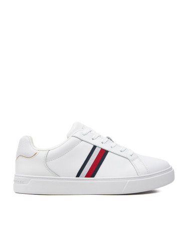 Tommy Hilfiger Сникърси Essential Court Sneaker Stripes FW0FW08001 Бял