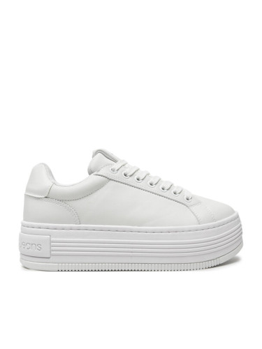 Calvin Klein Сникърси Bold Platf Low Oh Mg Lth YW0YW01589 Бял