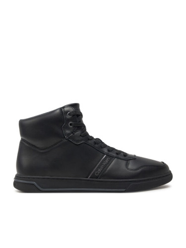 Calvin Klein Сникърси High Top Lace Up Logo HM0HM01492 Черен