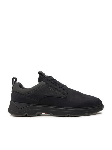 Tommy Hilfiger Сникърси Nubuck Mix Hybrid Shoe FM0FM05092 Черен