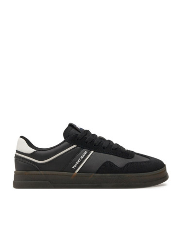 Tommy Jeans Сникърси Tjw Court Sneaker EN0EN02552 Черен