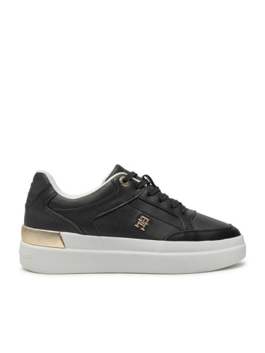 Tommy Hilfiger Сникърси Lux Hardware Court Sneaker FW0FW07997 Черен