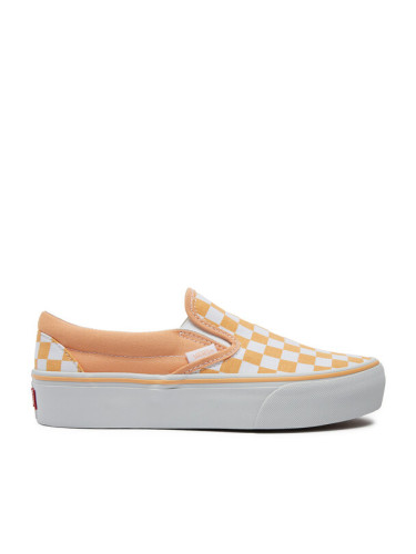 Vans Гуменки Classic Slip On Platform VN00018EAAS1 Бежов