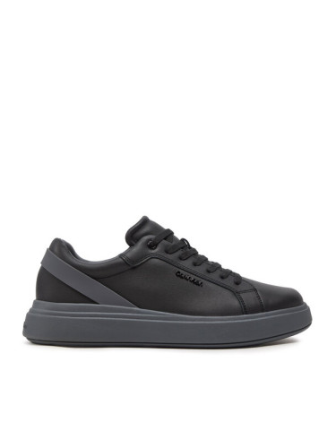 Calvin Klein Сникърси Low Top Lace Up W/ Stripe HM0HM01494 Черен