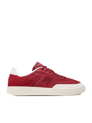 Tommy Hilfiger Сникърси Th Heritage Court Sneaker Sde FW0FW08037 Червен