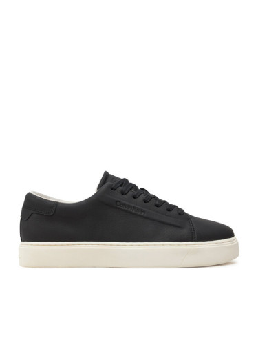 Calvin Klein Сникърси Low Top Lace Up Lth HM0HM01516 Черен