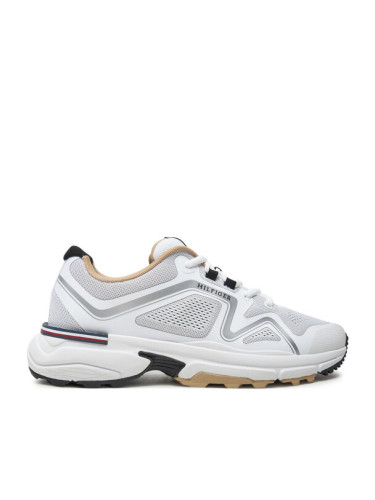 Tommy Hilfiger Сникърси M Runner Tech Knit FM0FM05109 Бял