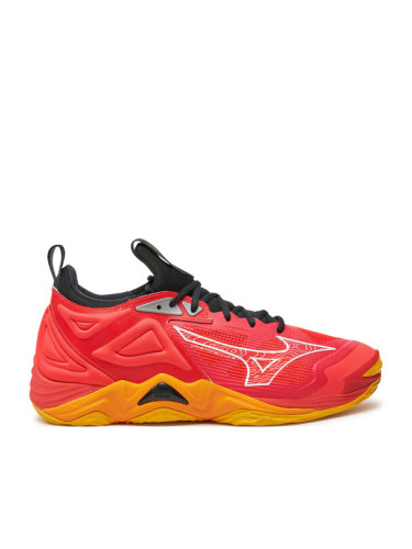 Mizuno Обувки за зала Wave Momentum 3 V1GA231204 Коралов