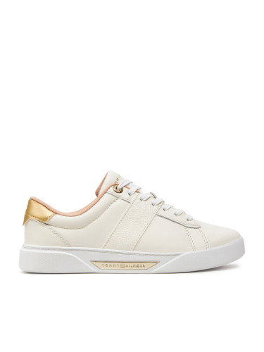 Tommy Hilfiger Сникърси Chic Panel Court Sneaker FW0FW07998 Екрю