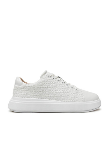 Calvin Klein Сникърси Cupsole Lace Up Saff Mono HW0HW02103 Бял