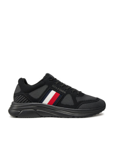 Tommy Hilfiger Сникърси Modern Runner Knit Evo Ess FM0FM05245 Черен