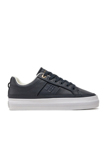 Tommy Hilfiger Сникърси Essential Vulc Sneaker Monogram FW0FW07945 Тъмносин