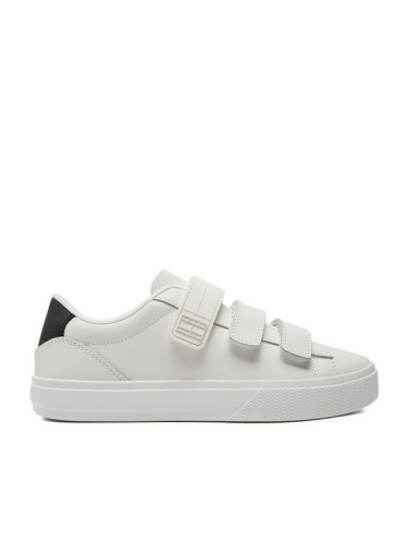 Tommy Jeans Сникърси Cupsole Sneaker Velcro EN0EN02568 Бял