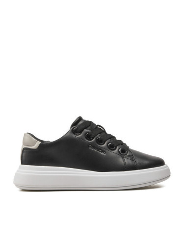 Calvin Klein Сникърси Cupsole Lace Up Lth HW0HW02085 Черен