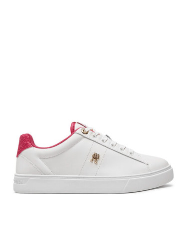 Tommy Hilfiger Сникърси Elevated Essent Sneaker Monogram FW0FW07999 Бежов