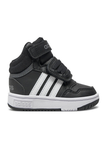 adidas Сникърси Hoops Mid GW0408 Черен