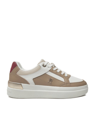 Tommy Hilfiger Сникърси Lux Hardware Court Sneaker FW0FW07997 Каки
