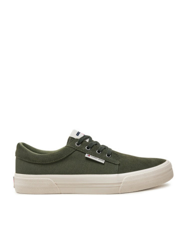 Tommy Jeans Гуменки Tjm Vulc. Skate Derby EM0EM01427 Зелен