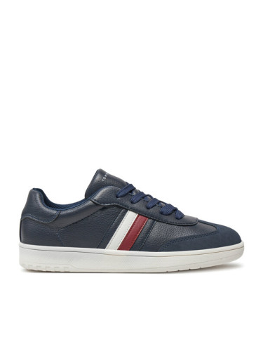 Tommy Hilfiger Сникърси Stripes Low Cut Lace-Up Sneaker T3X9-33645-1269 Тъмносин