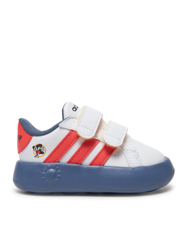 adidas Сникърси Disney Mickey And Friends Grand Court 2.0 IF4054 Бял