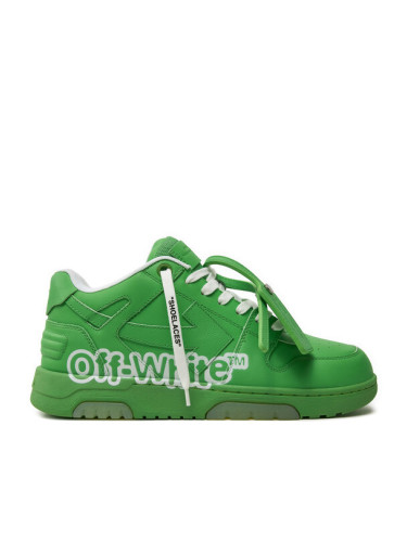 Off-White Сникърси OMIA189S22LEA0045501 Зелен