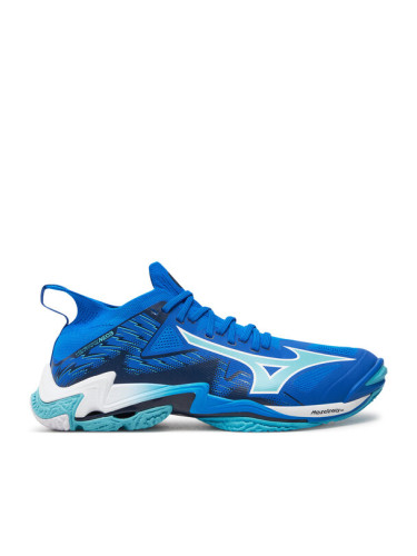 Mizuno Обувки за зала Wave Lightning Neo 3 V1GA2402 Син