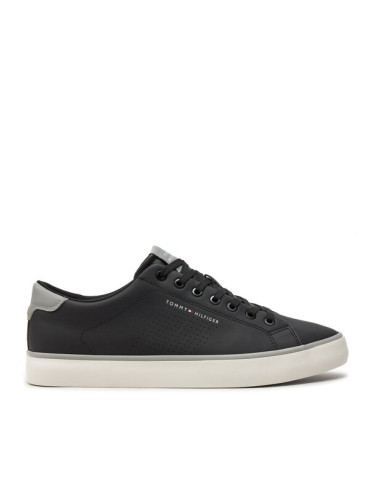 Tommy Hilfiger Сникърси Th Hi Vulc Low Core Seasonal FM0FM05110 Черен