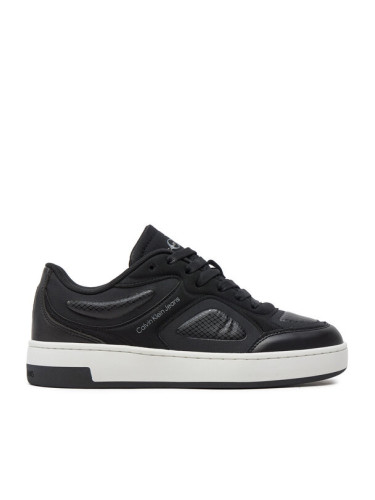 Calvin Klein Jeans Сникърси Basket Cupsole Low Mix In Mtl YW0YW01462 Черен