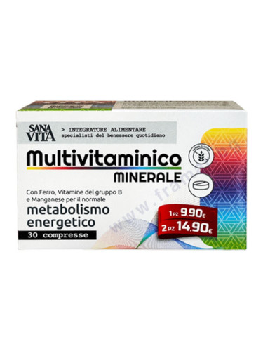 САНАВИТА МУЛТИВИТАМИНИ И МИНЕРАЛИ таблетки * 30