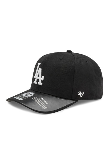 Шапка с козирка 47 Brand Mlb Los Angeles Dodgers Cold Zone CLZOE12WBP Черен