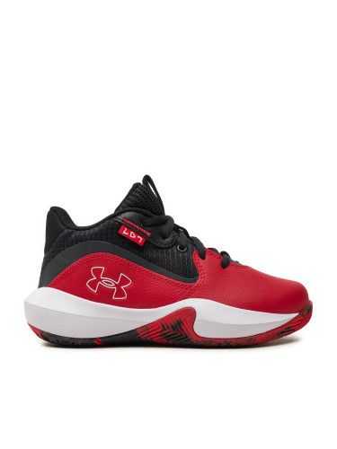 Обувки за баскетбол Under Armour Pre-School UA Lockdown 7 3028514 Червен