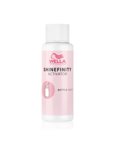 Wella Professionals Shinefinity Bottle активатор за боя за блонд коса и коса с кичури 60 мл.