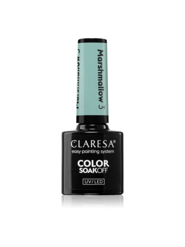Claresa SoakOff UV/LED Color Marshmallow гел лак за нокти цвят 3 5 гр.