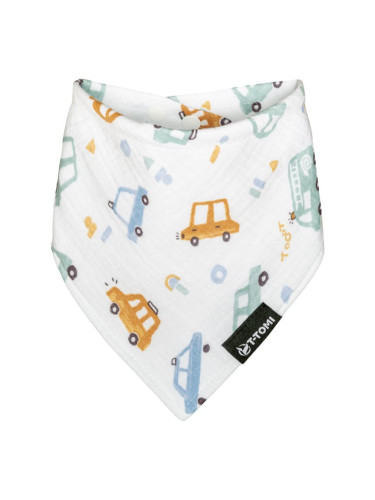 T-TOMI BIO Muslin Bib лигавник Traffic 30x45 см