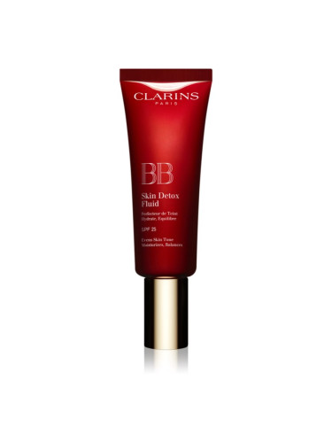 Clarins BB Skin Detox Fluid хидратиращ BB крем SPF 25 цвят 01 Light 45 мл.