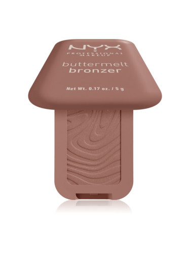 NYX Professional Makeup Buttermelt Bronzer бронзър-крем цвят 02 All Buttad Up 5 гр.