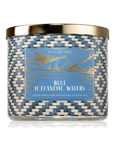 Bath & Body Works Blue Icelandic Waters ароматна свещ 411 гр.