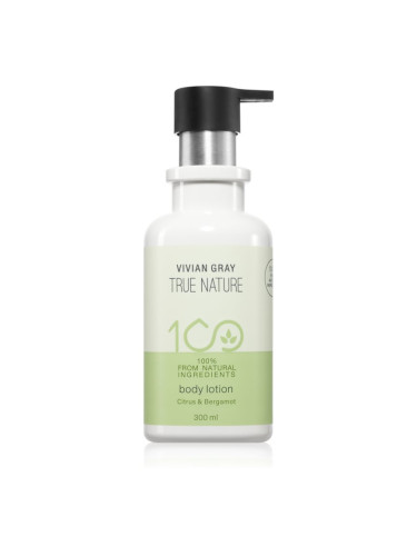 Vivian Gray True Nature Citrus & Bergamot подхранващ лосион за тяло 300 мл.