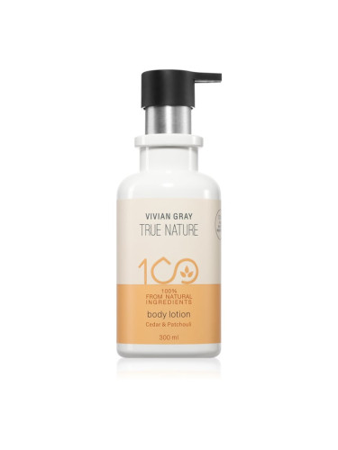 Vivian Gray True Nature Cedar & Patchouli подхранващ лосион за тяло 300 мл.