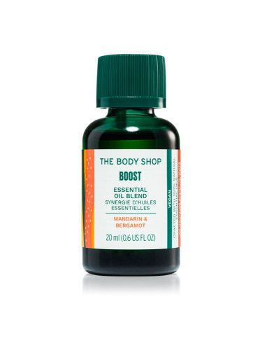 The Body Shop Boost Essential Oil Blend есенциално масло от мандарина с успокояващ ефект Mandarin & Bergamot 20 мл.