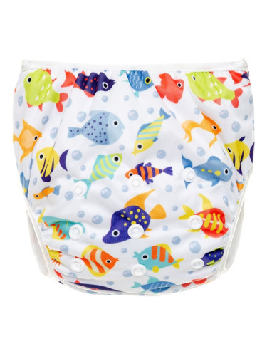 T-TOMI Diaper Swimwear Blue Fish пелени бански, които се перат 5 - 15 kg 1 бр.