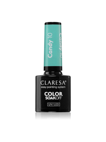 Claresa SoakOff UV/LED Color Candy гел лак за нокти цвят 10 5 гр.