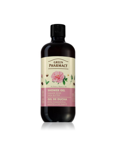 Green Pharmacy Damask Rose & Shea Butter Shower Gel нежен душ гел 500 мл.