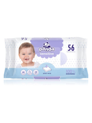 Bella Baby Happy Panda Sensitive мокри кърпички за деца 56 бр.